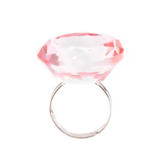 Liimisõrmus roosa kristall